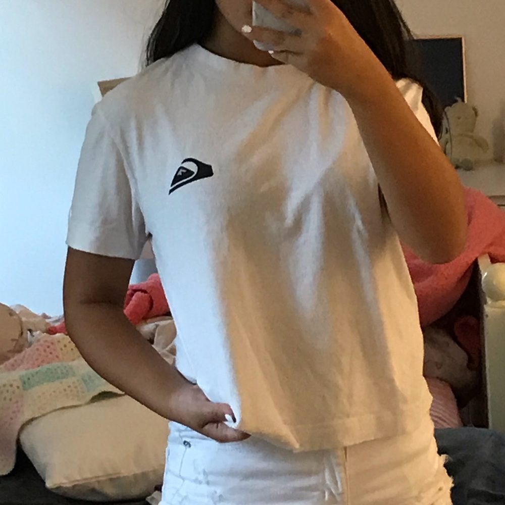 The CUTEST White Quiksilver Tee